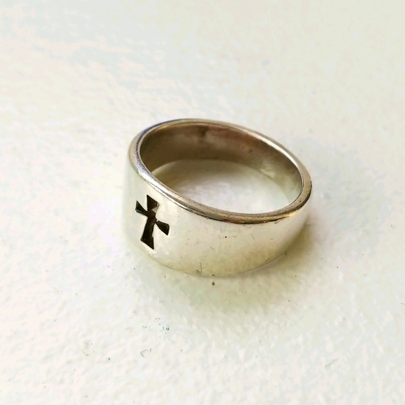 ❤James Avery Crosslet 925 Ring - Picture 1 of 6
